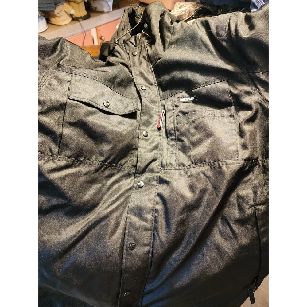 Caterpillar jacket with hoodie XL
